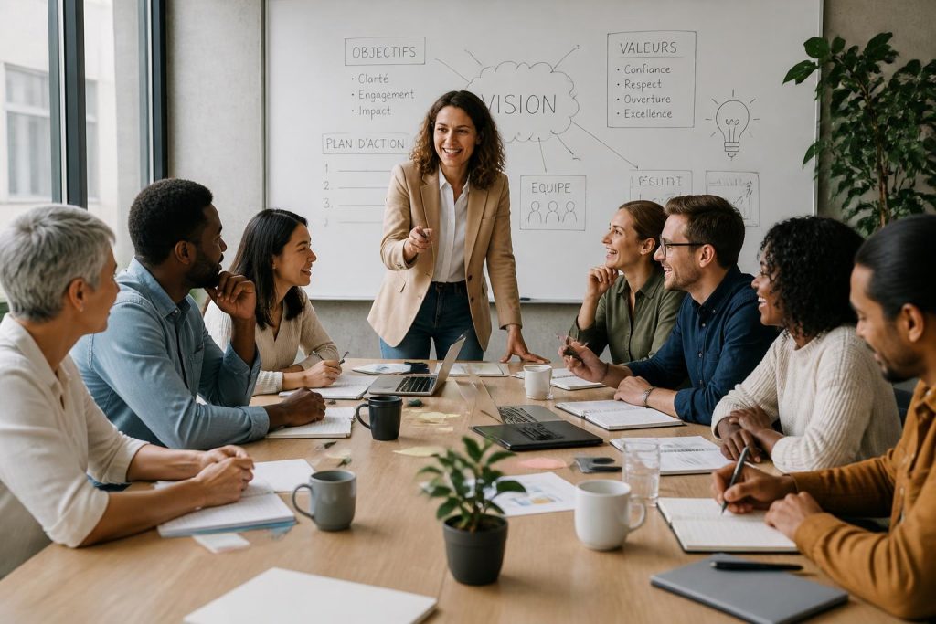 découvrez les coulisses d'une séance de coaching d'équipe : ce qui se passe réellement et pourquoi cette méthode améliore la cohésion et la performance collective.