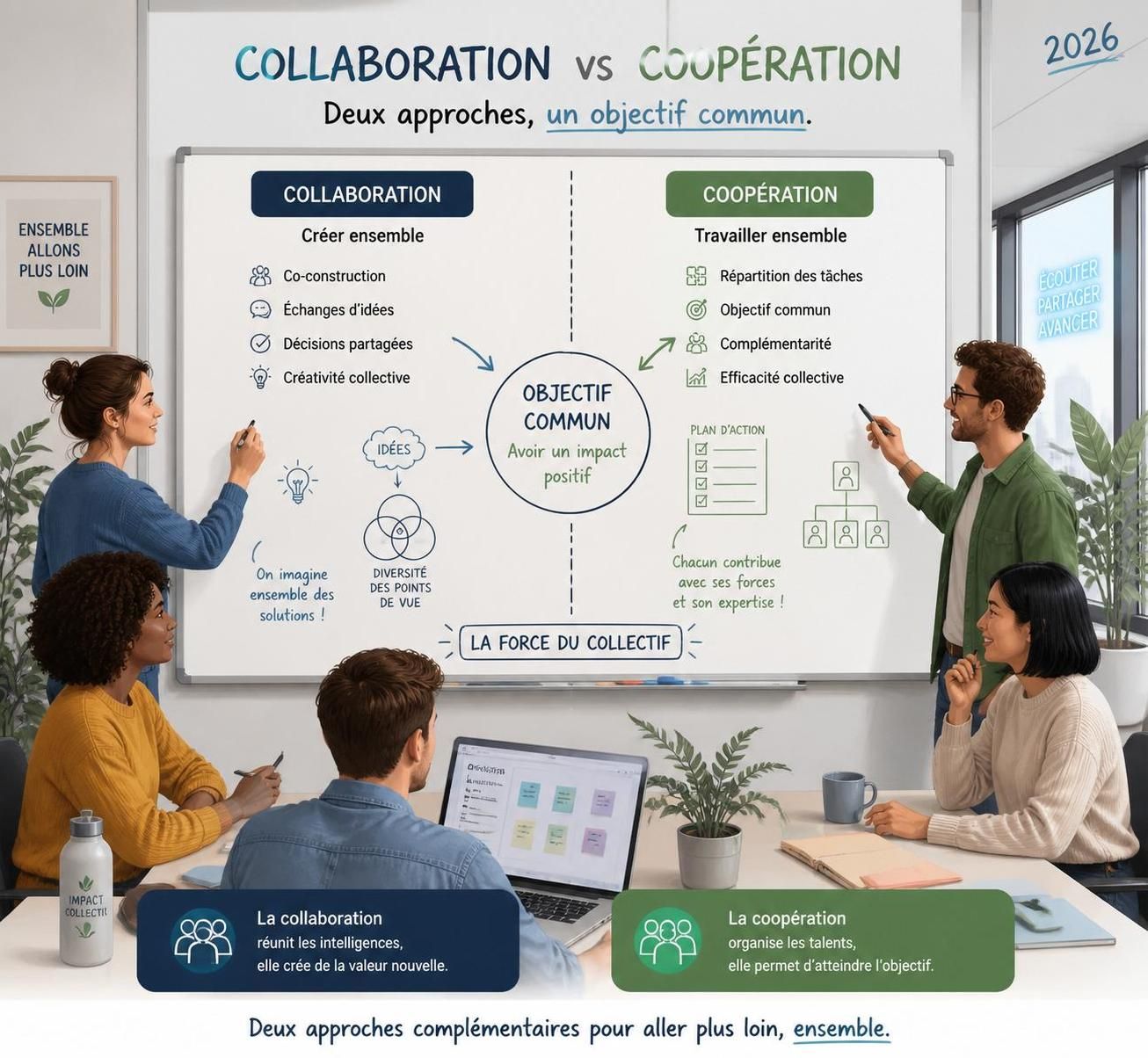 découvrez la différence essentielle entre collaboration et coopération, et comment cette nuance peut transformer vos projets et relations professionnelles.