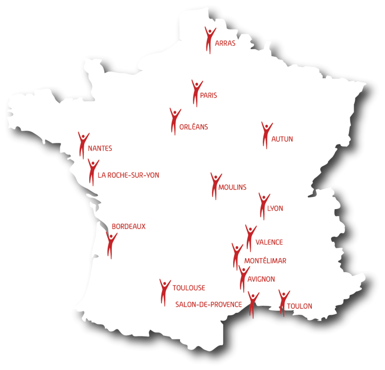 Carte d'implantation des cabinets 2026